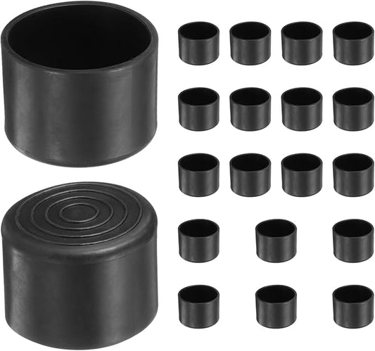 uxcell 20pcs Round Chair Leg Caps 40mm/1.6" PVC Chair Leg Floor Protectors by uxcell