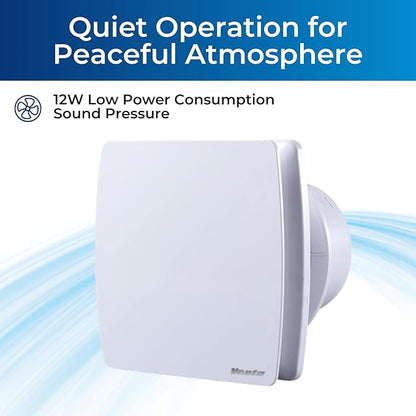 Venta 4 Inch Exhaust Fan – 1.5 Sones, Quiet Wall Mount Bathroom Exhaust Fan – - Image 4