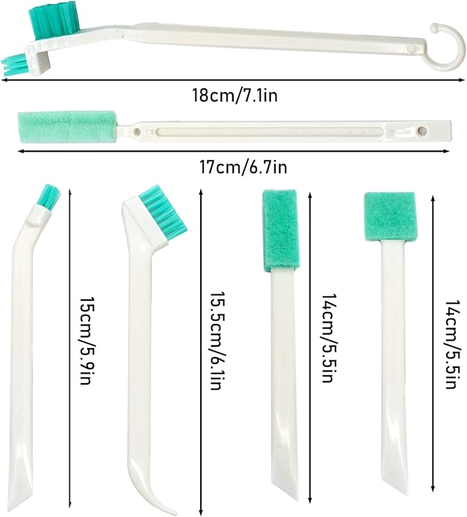 8Pcs Small Cleaning Brush for Household Use, Bottle Brush Cleaner, Scrub - Image 2