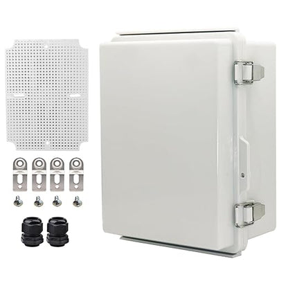 Waterproof Electrical Box with Mounting Plate, IP67 Junction Box Stainless by YETLEBOX