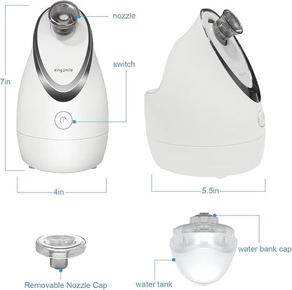 Kingsmile Facial Steamer for Face, 3 in 1 Face Steamer for Facial Deep Cleaning - Image 9