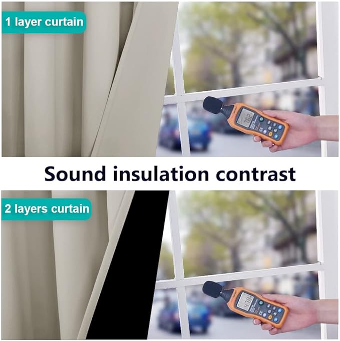 NICETOWN Natural Full Shading Wall Curtains - Image 4