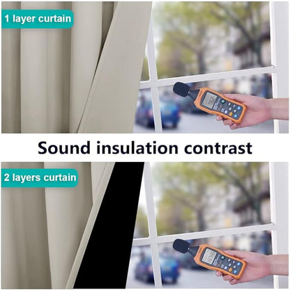 NICETOWN Natural Full Shading Wall Curtains - Image 4