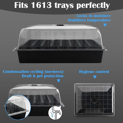 5-Pack No Drip Seed Starter Trays - Image 4