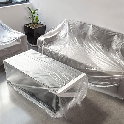 Plastic Poly Sheeting 13 ft X 66 ft Carpet Protection Film Floor and Surface - Image 5