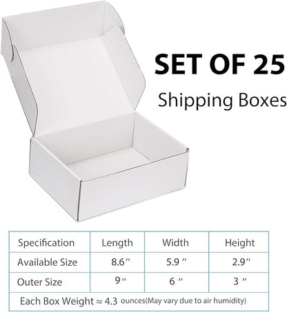 Small Shipping Boxes 9x6x3 Inch - Image 2
