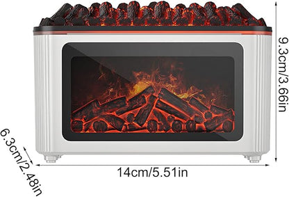 Fireplace Diffuser - 160ml Ultrasonic Quiet Home Decor - Image 6