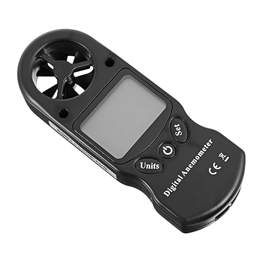 GLEAVI 1pc Digital Anemometer Hygrothermograph Wind Speeds Wind Gauge Handheld by GLEAVI