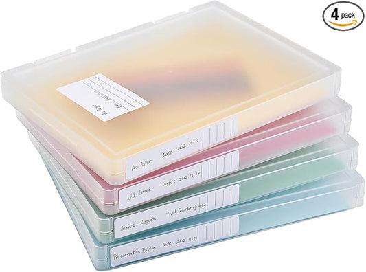 A4 Paper Storage Box, 8.5 x 11 Project Case by Mickiewicz