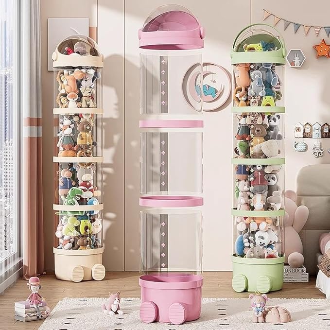Rotating Toy Storage Tower, 2025 New Tube Storage - Image 8