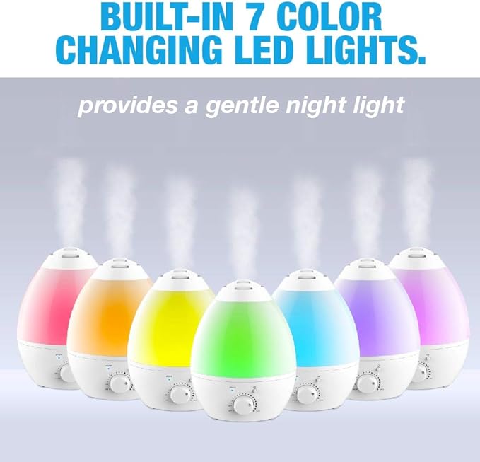 Bell+howell 7 Led Color Changing Humidifer - Image 4
