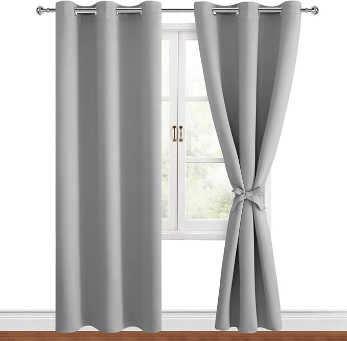 Hiasan Blackout Curtains for Bedroom, 38 x 84 Inches Long by Hiasan