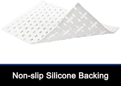 Bath Mat Bathroom Rugs Floor Wood Shower Bathtub Waterproof Non Slip Grey - Image 5