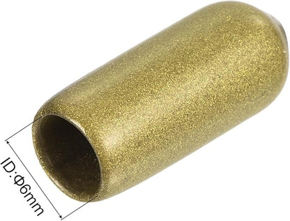 uxcell 20pcs Rubber End Caps 1/4" ID Vinyl Round Tube Bolt Cap Cover Thread - Image 3