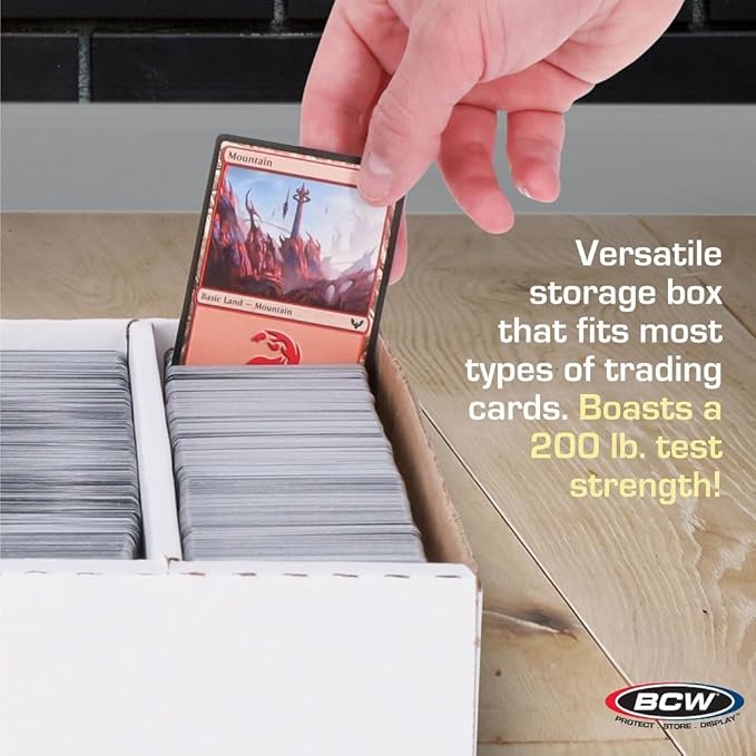 BCW Super Monster 5 Row Trading Card Storage Box - Image 4