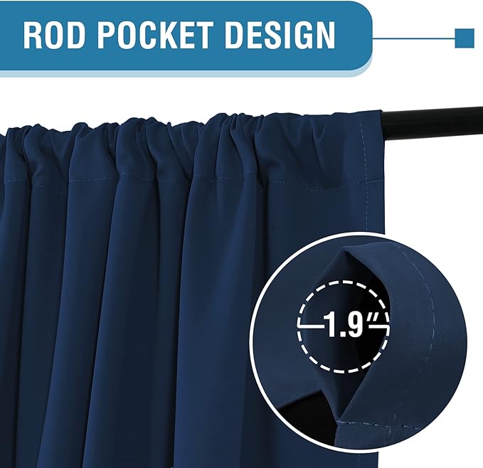 H.VERSAILTEX 100% Blackout Curtains - Image 4