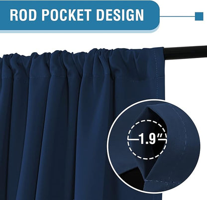 H.VERSAILTEX 100% Blackout Curtains - Image 4
