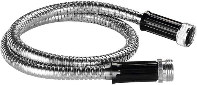 Beaulife Metal Short Garden Hose 5ft Connectors, Drainage Hose - Image 2