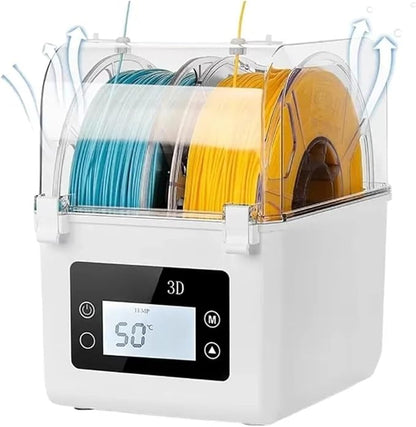 2 Rolls Filament Dehydrator Spool Holder Filaments Dry Box by Unknown
