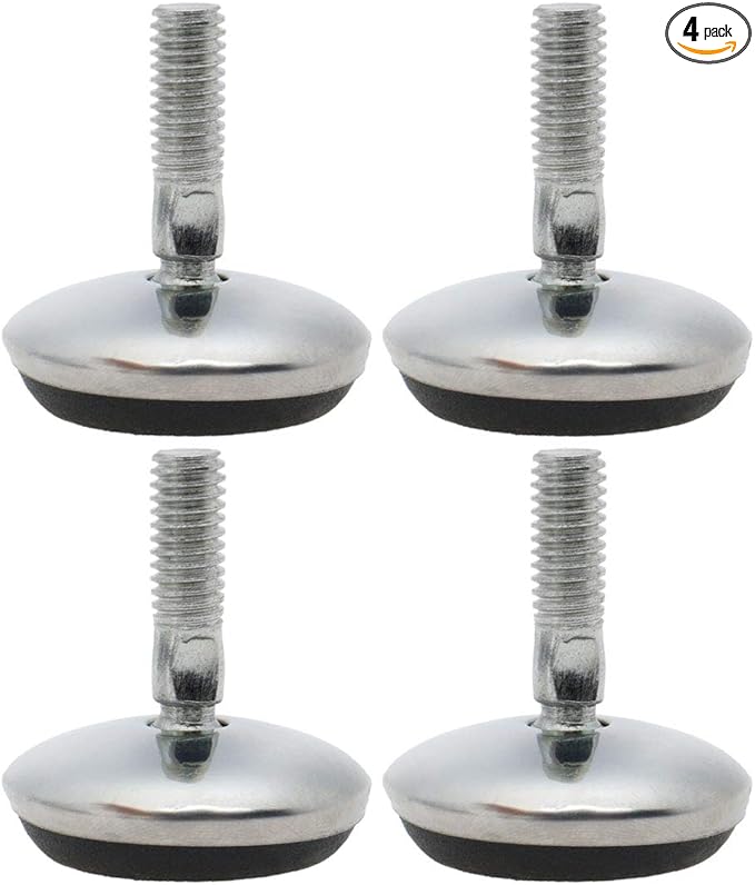 uxcell M6 x 18 x 30mm Leveling Feet Adjustable Leveler Floor Protector Support by uxcell
