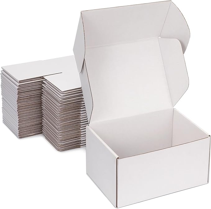 Small Shipping Boxes 6x6x4 Inch by DUZCLI