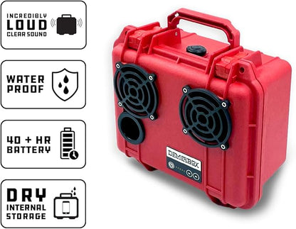 DemerBox: Waterproof, and Rugged Outdoor Bluetooth Speakers. Loud Sound + Deep - Image 4