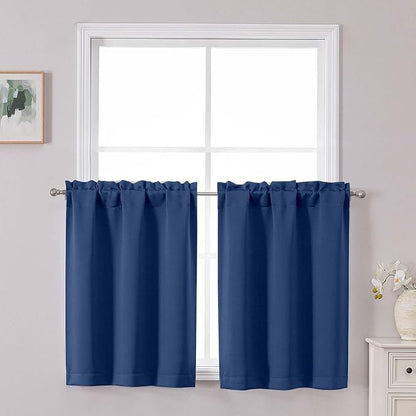 Chyhomenyc Short Blackout Curtains 30 Inch Length by Chyhomenyc