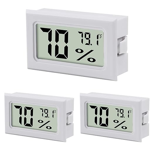 3Pcs Mini Digital Thermometer Hygrometer Electronic Temperature Humidity Gauge by Unknown