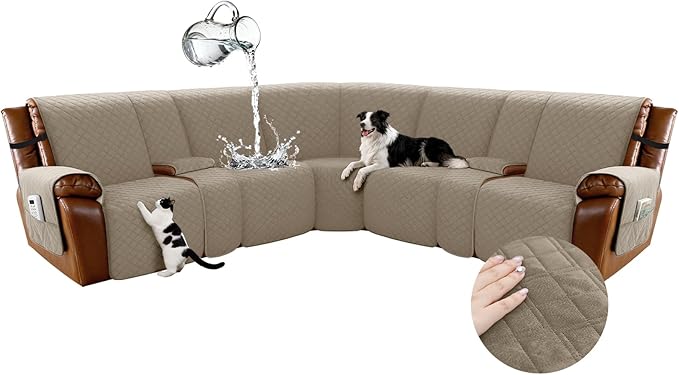Arfntevss Waterproof Recliner Sectional Couch Covers by Arfntevss