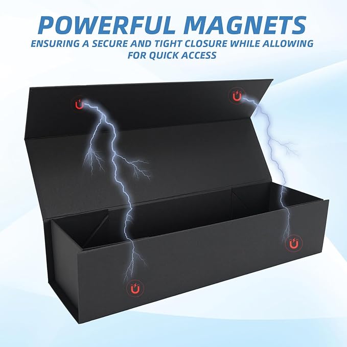 RLAVBL 4-Pack 1200 Count Trading Card Storage Box - Image 4