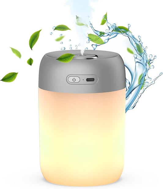 Night Lights Humidifiers For Bedroom, USB Rechargeable, LED Lights For Bedroom by SZOLLC