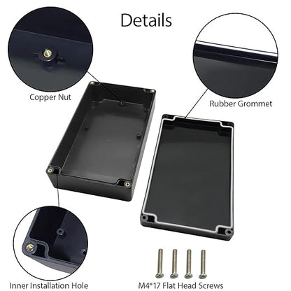 LeMotech Project Box ABS Plastic Junction Box IP65 Waterproof Hobby Box - Image 4