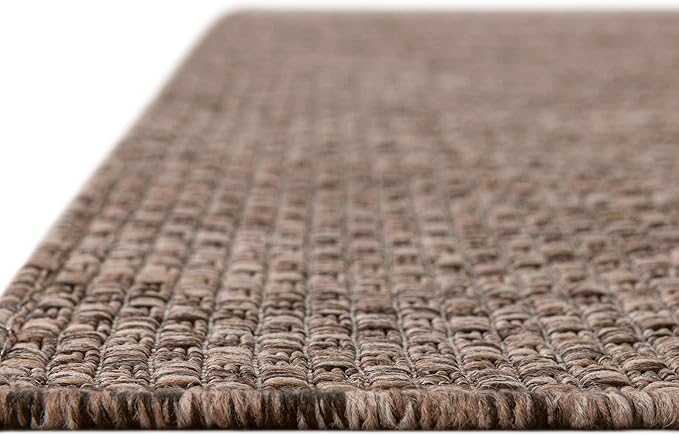 Unique Loom Outdoor Solid Collection Area Rug - Image 5