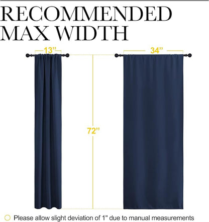 NICETOWN Blackout Curtains for Living Curtains, Home Decorations Thermal - Image 6