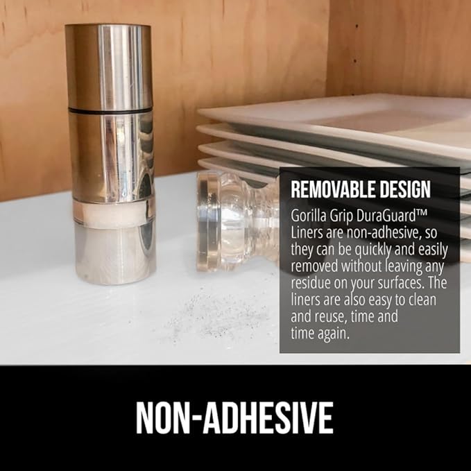 GORILLA GRIP DuraGuard Shelf Liner, 24x30 Non-Adhesive Cabinet Liners - Image 5