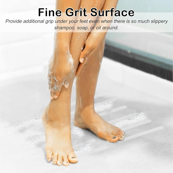 S&X Bathtub Non Slip Stickers, Gritty Textured Slip-Resistant Treads - Image 2