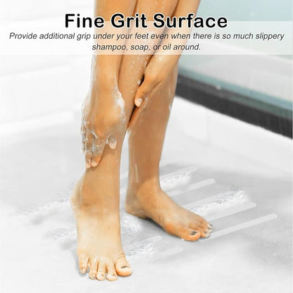 S&X Non-Slip Stickers for Bathtubs & Showers 24-Pack Waterproof Safety Strips - Image 2