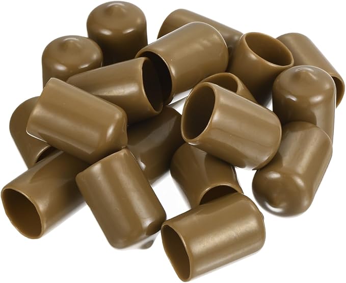 uxcell 20pcs Rubber End Caps 14.5mm ID Vinyl PVC Round Tube Bolt Cap Cover - Image 4