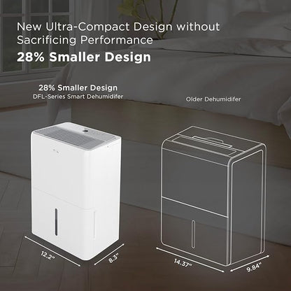 TCL 3000 Sq. Ft. Smart Dehumidifier, Energy Star Most Efficient, Ultra-Compact - Image 4