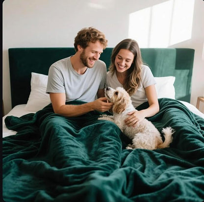 Waterproof King Size Blankets for Bed Spill-Proof, Water Proof & Mess-Free Cozy by GBYcLywBathroomDecor