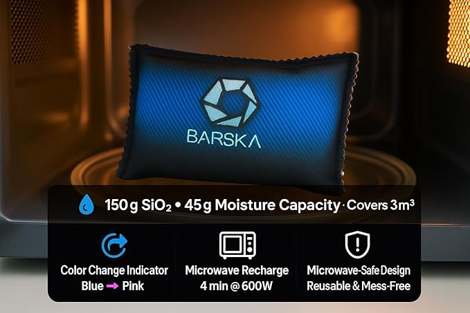 BARSKA Rechargeable Desiccant Dehumidifier - Image 5