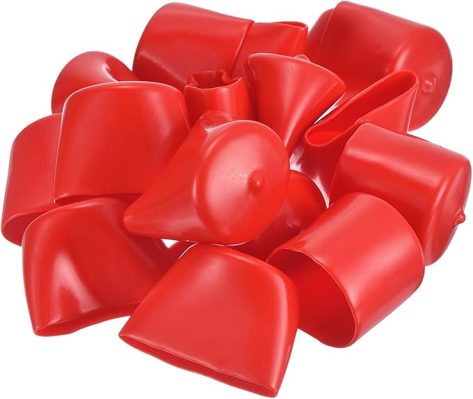 uxcell 20pcs Rubber End Caps 41mm ID Vinyl Round Tube Bolt Cap Cover Thread - Image 4