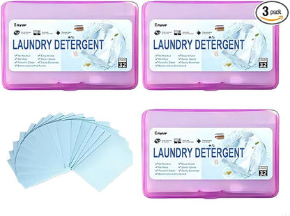 Laundry Detergent Sheets | Ultra-Portable| travel size | 96 Loads, 5-Second by Enyur