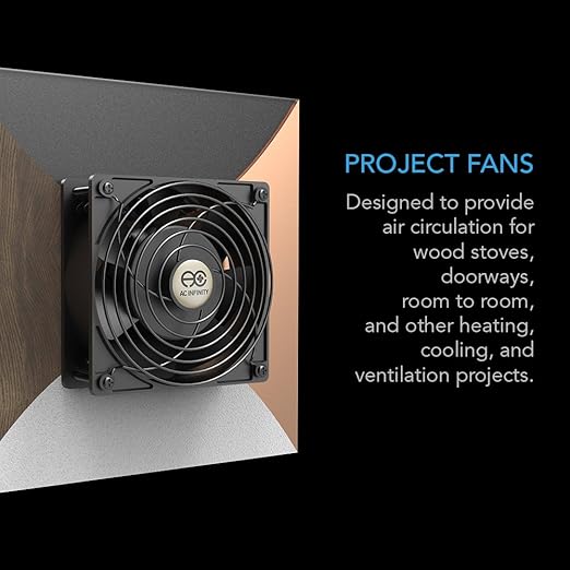 AC Infinity AXIAL S1225, 120mm Muffin Fan - Image 2