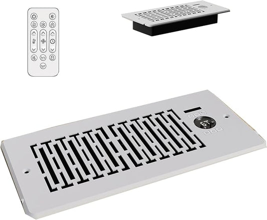 Register Booster Fan for 4"x10", 10-Speed Smart Vent Fan, Improves Heating and by MOTCTQVD