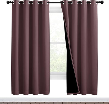 NICETOWN Living Room Completely Shaded Draperies, Privacy Protection & Noise by NICETOWN