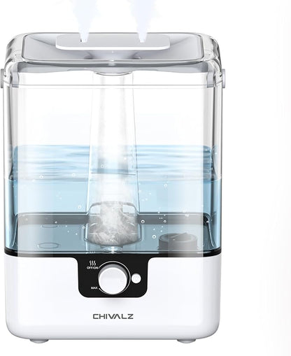 CHIVALZ Humidifiers for Bedroom, 6L Cool Mist Humidifiers for Baby Nursery by CHIVALZ