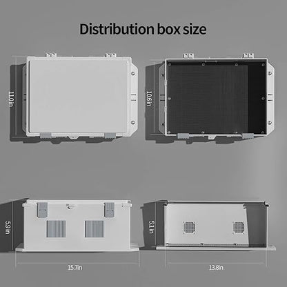 Outdoor Electrical Junction Box, ABS Water Resistant Enclosure - Image 6