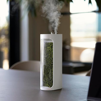 Moss Air – Living Moss Terrarium Humidifier | Soothing Mist Fountain & Ambient by mosslab