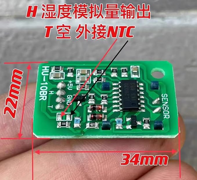 1PC WEL71109 5V Humidity Sensor Module – Air Conditioner Replacement Accessories - Image 3